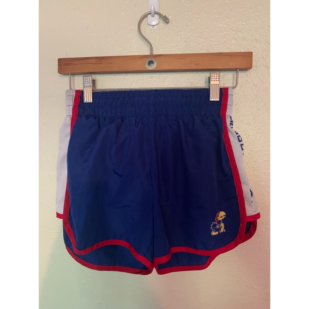Colosseum Athletics KU Jayhawks Running Shorts with Lining